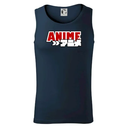 Anime nápis červený