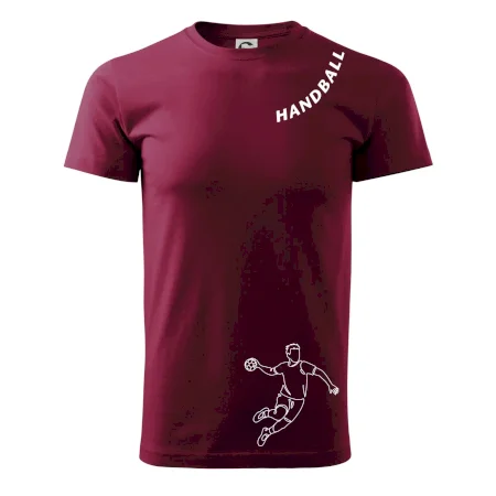 Handball nápis šikmo