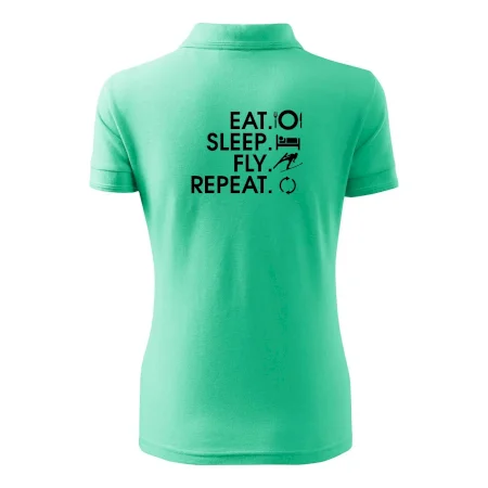 Eat sleep fly repeat - skoky na lyžiach
