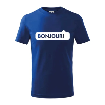 Nápis Bonjour
