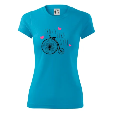 Crazy bike girl