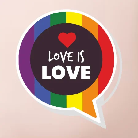Love is love bublina