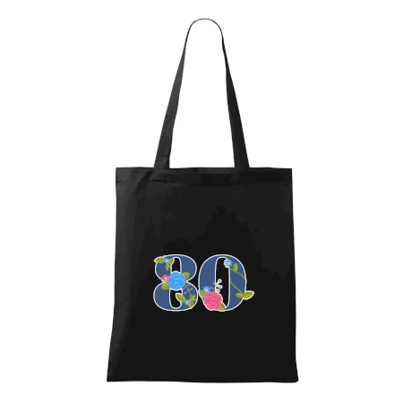 Kvetinové číslo kreslené - 80
