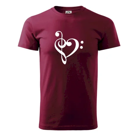 Husľový kľúč srdce