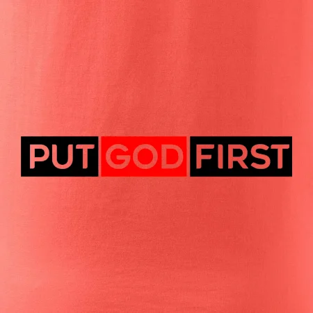 Put God first obdĺžnik