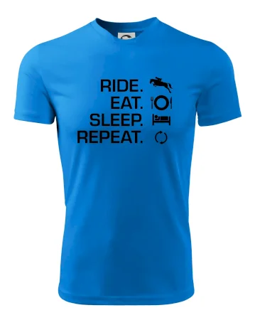 Ride Eat Sleep Repeat Kôň