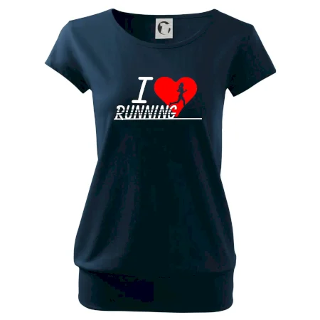 I love running dievča