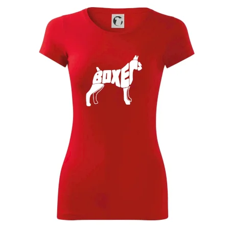 Boxer nápis v tele