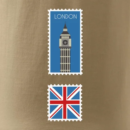 Londýn známka farebná