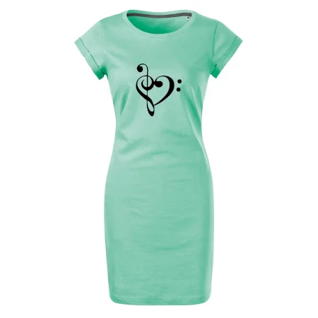 Husľový kľúč srdce