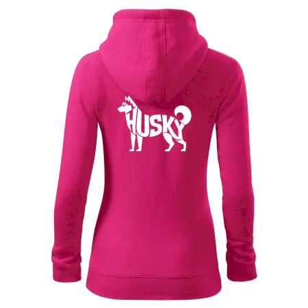 Husky nápis v tele