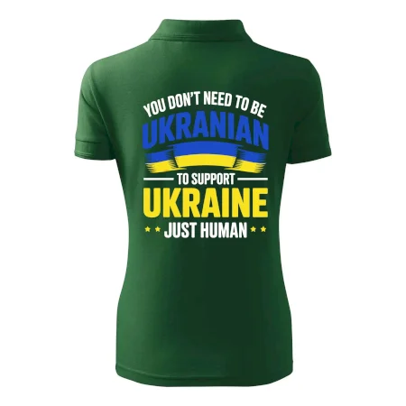 You don't need to be Ukrainian to support Ukraine just human