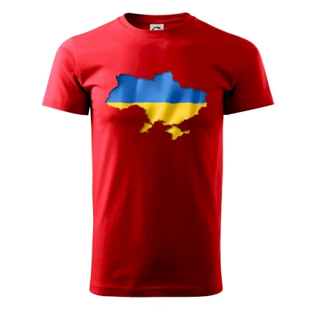 Ukrajina vlajka mapa