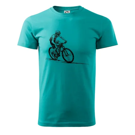 MTB kreslený cyklista