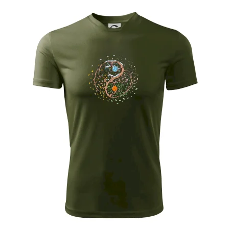 Yin & Yang strom - zima, leto