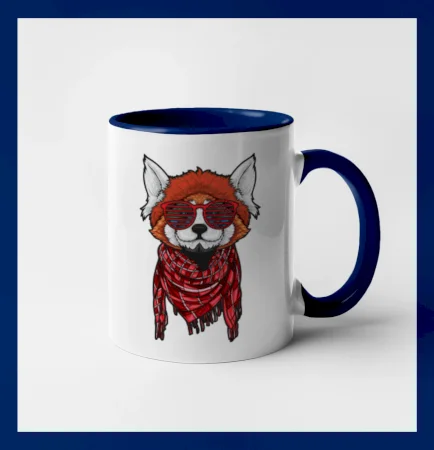 Červená panda hipster