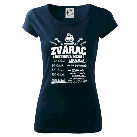 Hodinová mzda zvárač