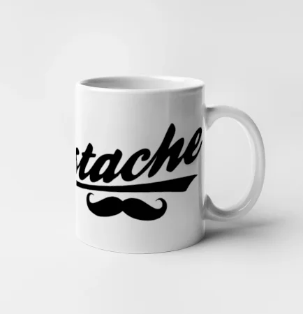 Mustache - nápis