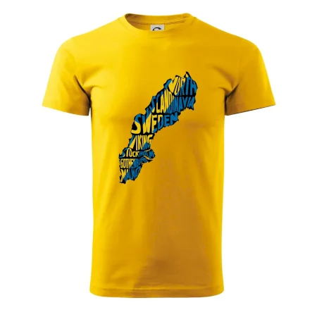 Mapy - názvy miest - Švédsko