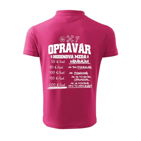 Hodinová mzda - opravár