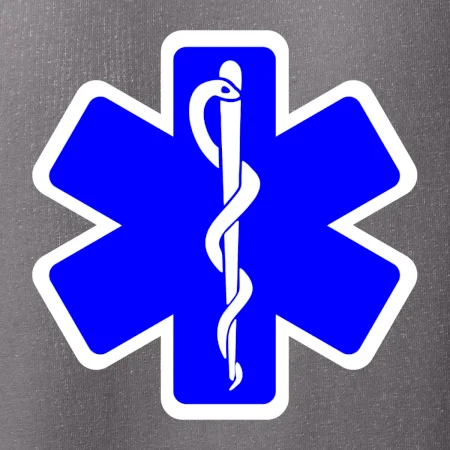 Rescue - Hviezda na prsníku + nápis na chrbte