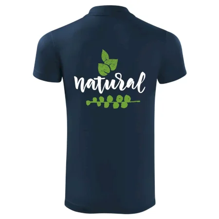 Natural - nápis v listoch