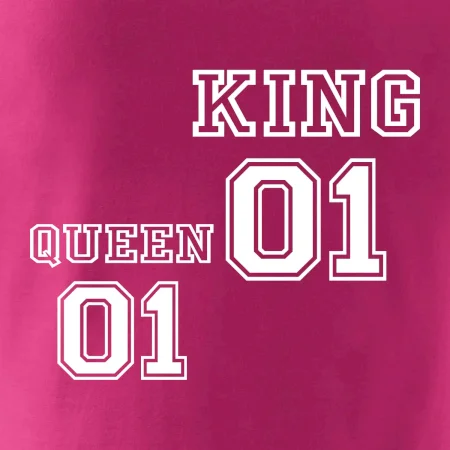 King - Queen - 01 dres (čiernobiela)