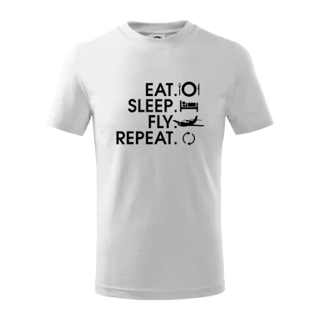 Eat sleep fly repeat