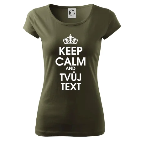 Keep calm - váš text