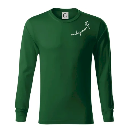 Mikina milujem ťa s dátumom na rukáve