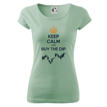 Keep Calm and Buy the Dip - koruna a graf