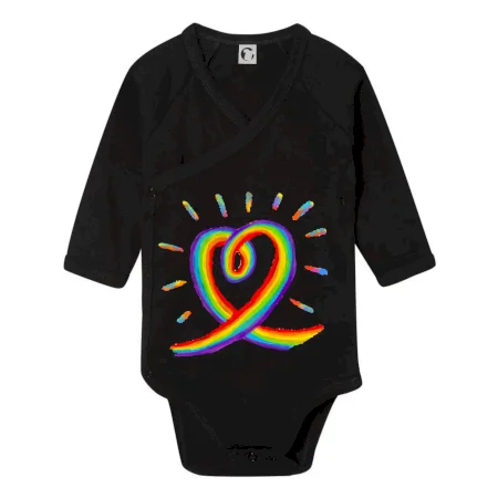 Srdce pride dúha kreslená