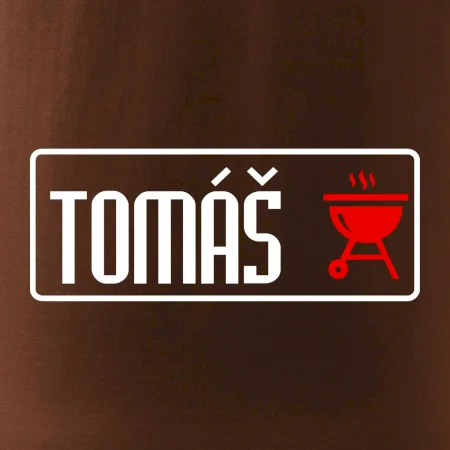 Tričko na grilovanie s vlastným menom