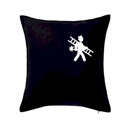 Kominík logo + nápis na zádech
