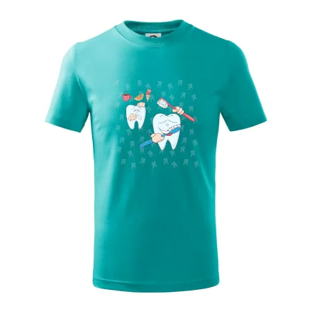 Zubárske tričko - kefka a jedlo