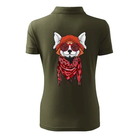 Červená panda hipster