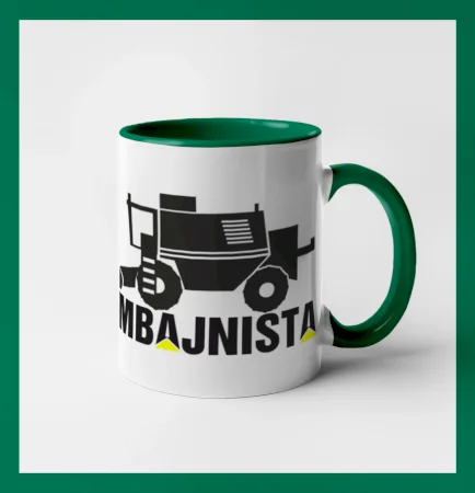 Kombajnista zelená a žltá
