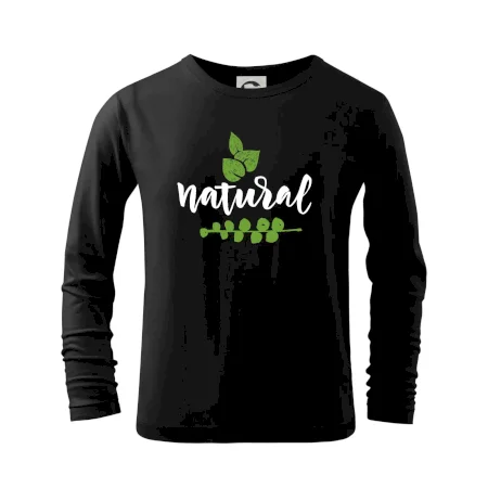 Natural - nápis v listoch