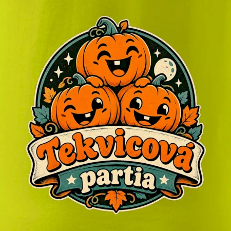 Tekvicová partia - tri veselé tekvice retro