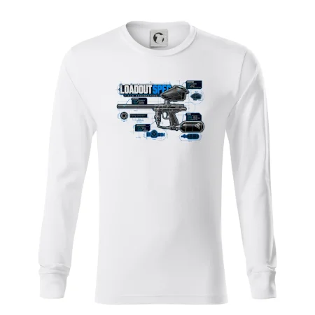 Technický výkres výstroja pre paintball