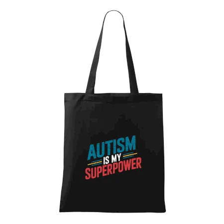 Šikmý nápis Autism is my superpower