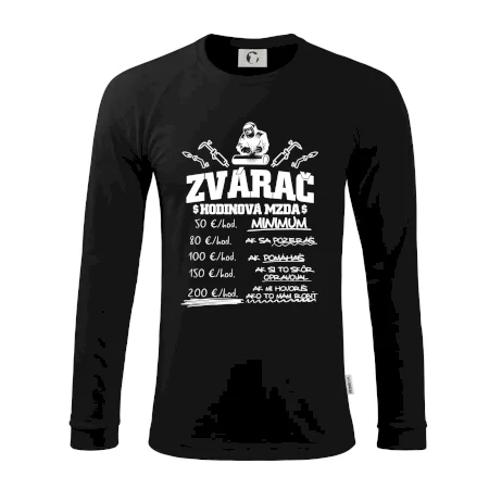 Hodinová mzda zvárač
