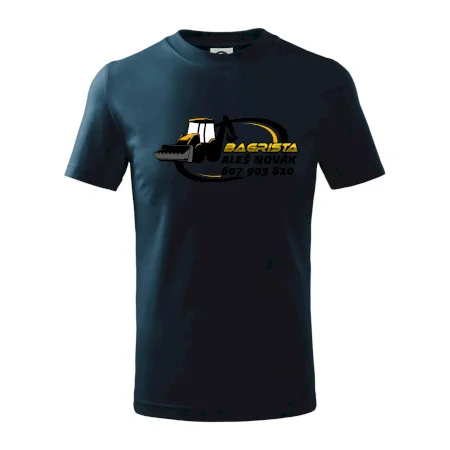 Bagrista v kruhu - vlastný nápis