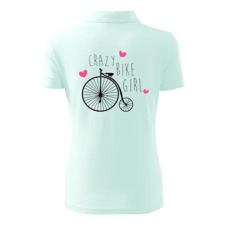 Crazy bike girl