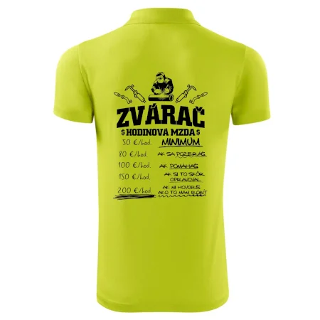 Hodinová mzda zvárač