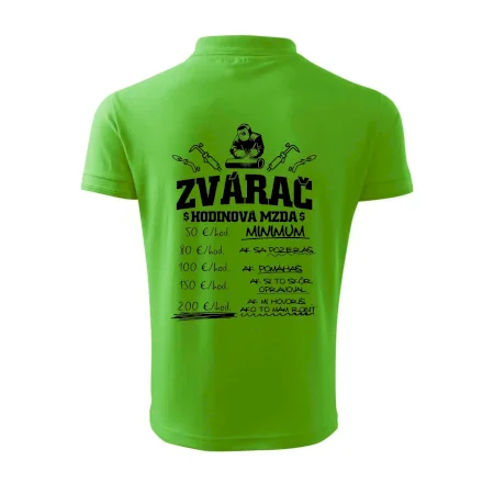 Hodinová mzda zvárač
