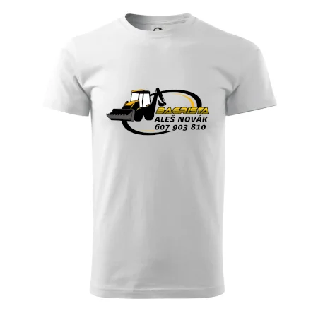 Bagrista v kruhu - vlastný nápis