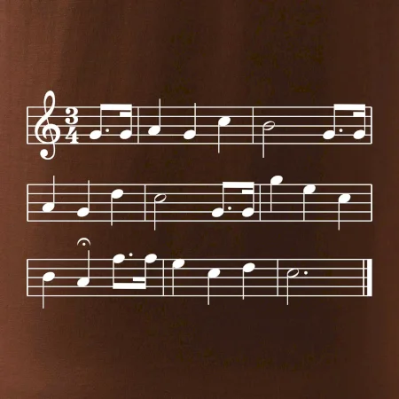 Veľa šťastia zdravia - noty