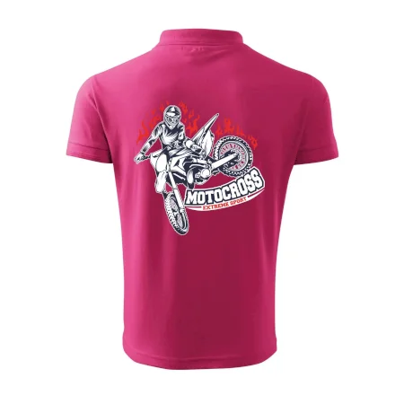 Motocross extreme sport fire