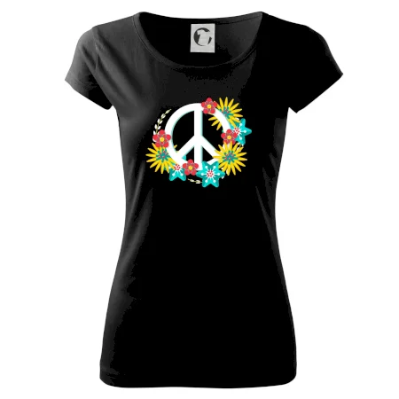 Peace symbol abstraktný